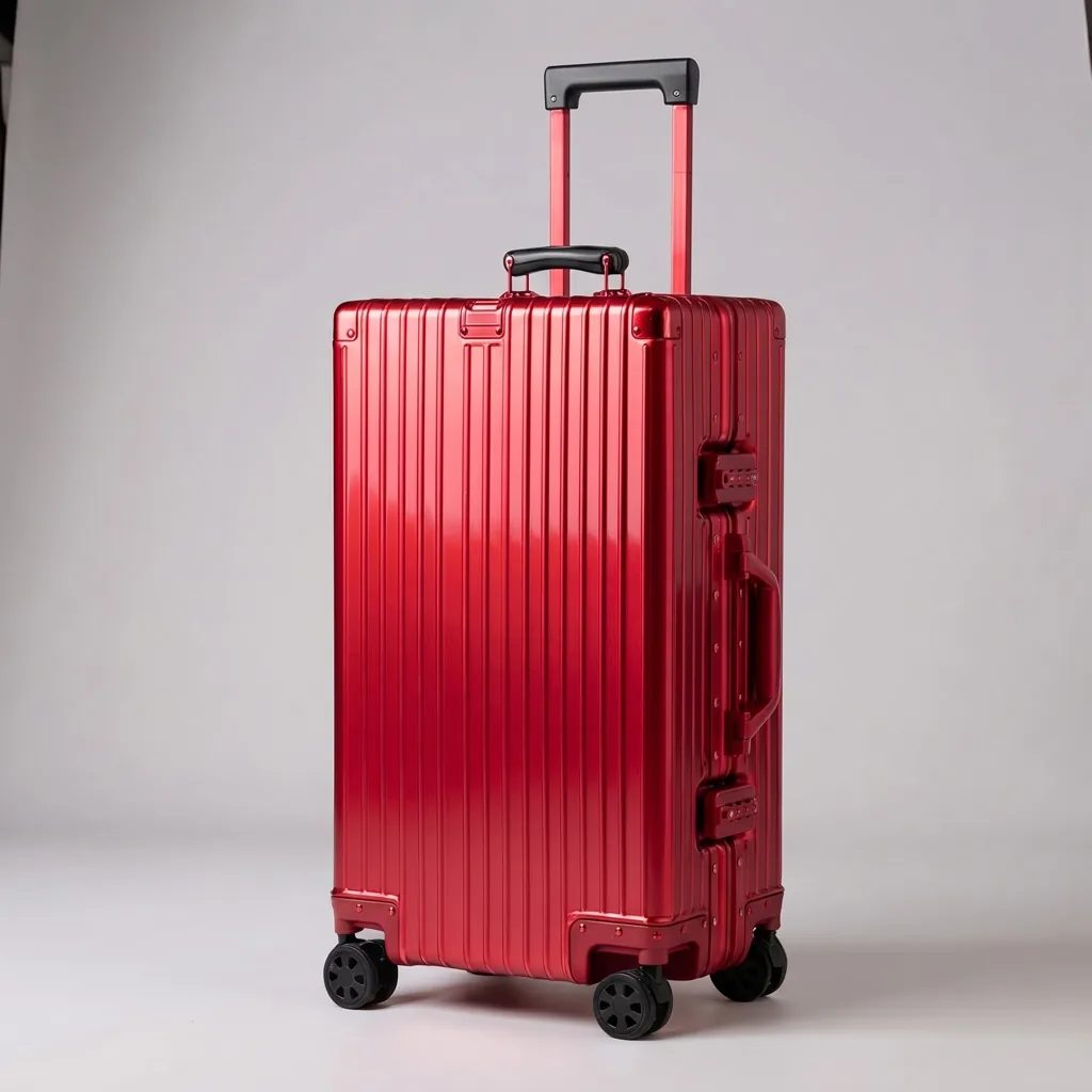 Valija Viaggio Calabria en rojo